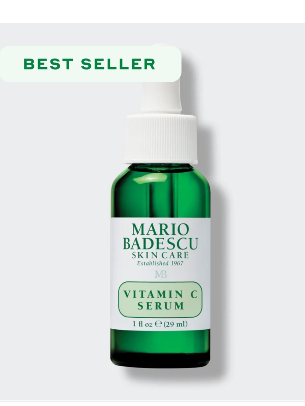 Mario Badescu Vitamin C Serum - Green and White Bottle